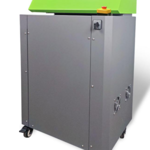 High-power electric carton cutting machine with 1500W motor and 12m/min speed. Handles cardboard up to 10mm thick with a geared motor for high torque.