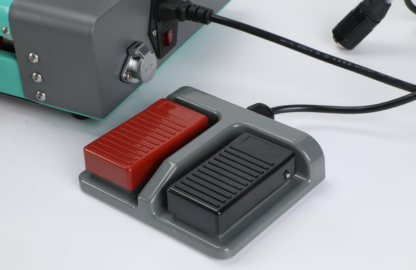 Electric honeycomb paper dispenser designed to stretch and dispense honeycomb paper up to 510mm wide. Compact design, 50W power, CE certified.