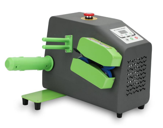 Electric honeycomb paper dispenser designed to stretch and dispense honeycomb paper up to 510mm wide. Compact design, 50W power, CE certified.